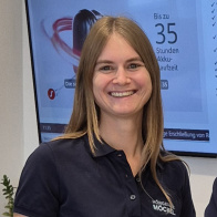 Michelle Groß ist Filialleiterin bei Hörgeräte Möckel in Dermbach.